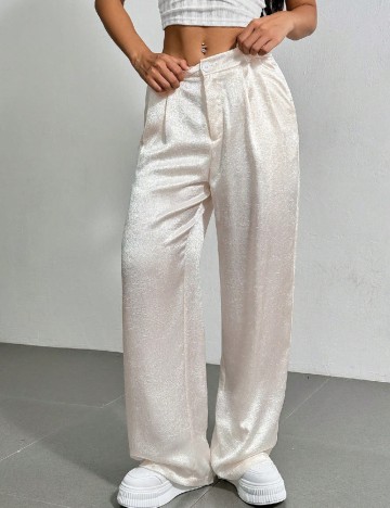 
						Pantaloni SHEIN, ecru