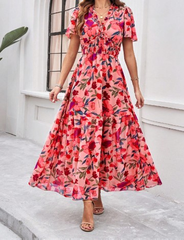
						Rochie lunga SHEIN, mix culori