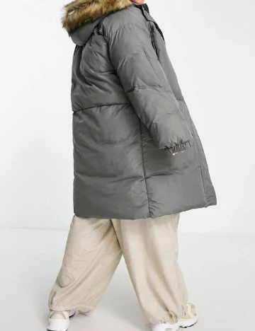 Geaca Sixth June Plus Size, gri