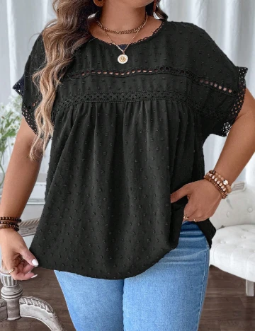 Bluza SHEIN CURVE, negru
