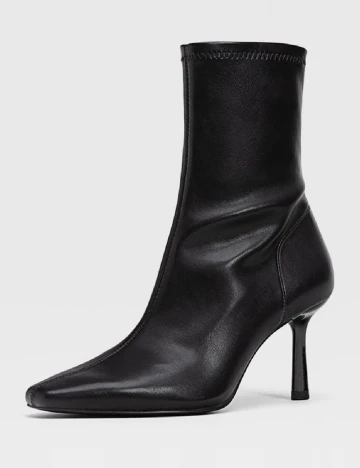Botine Stradivarius, negru