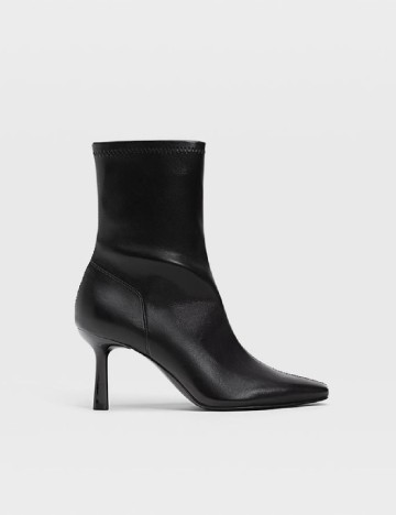 Botine Stradivarius, negru