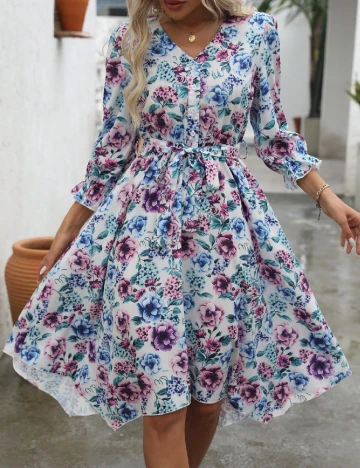 Rochie scurta SHEIN, floral