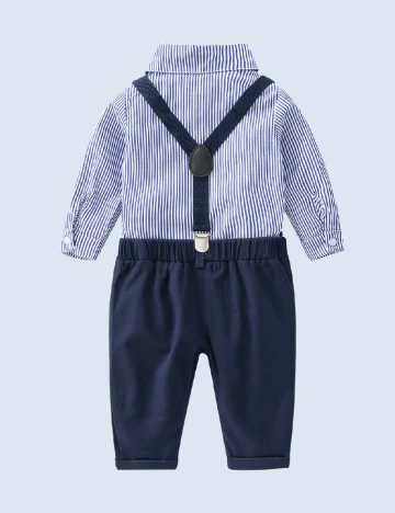 Compleu Shein Kids, bleumarin Albastru