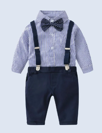 Compleu Shein Kids, bleumarin Albastru