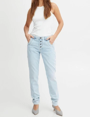 Blugi Pulz, bleu Albastru