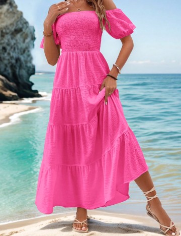 
						Rochie lunga SHEIN, roz