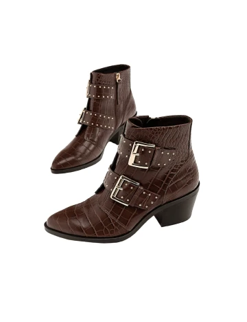 Botine Stradivarius, maro Maro