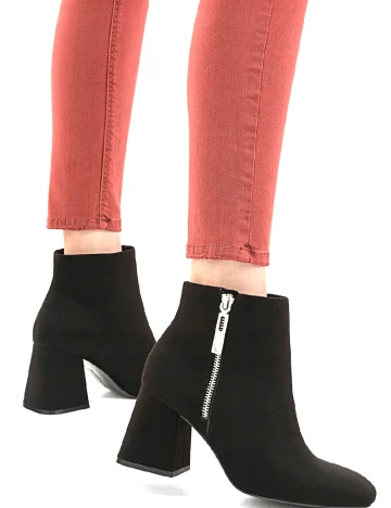 Botine Stradivarius, negru