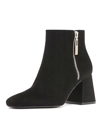 Botine Stradivarius, negru