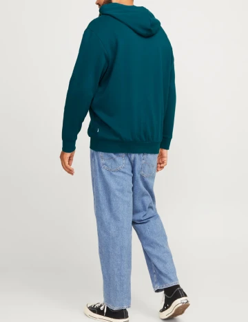 Hanorac Jack&Jones Plus Size Men, turcoaz Verde