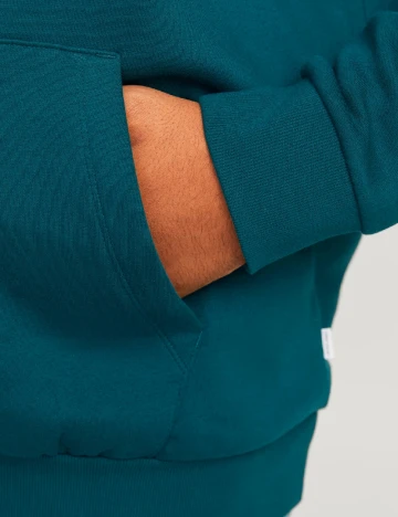Hanorac Jack&Jones Plus Size Men, turcoaz Verde