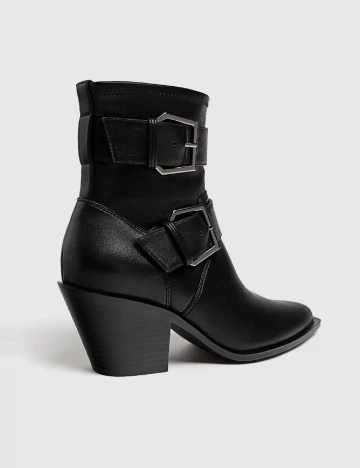 Botine Stradivarius, negru