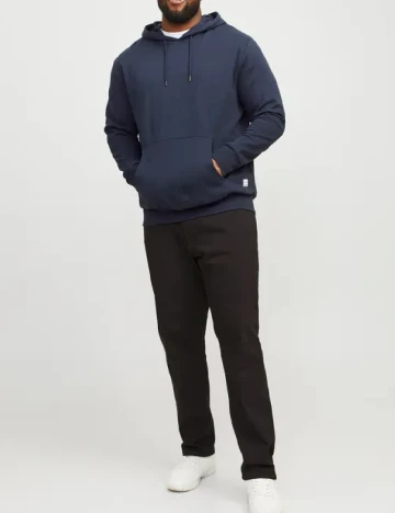 Hanorac Jack&Jones Plus Size Men, bleumarin inchis Albastru