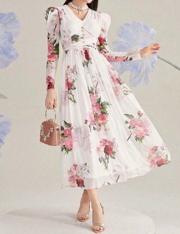 
						Rochie lunga SHEIN, floral