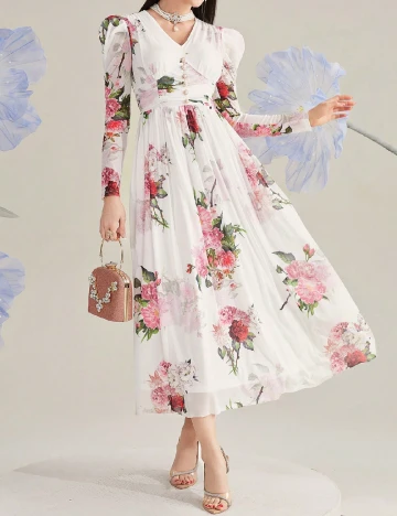 Rochie lunga SHEIN, floral