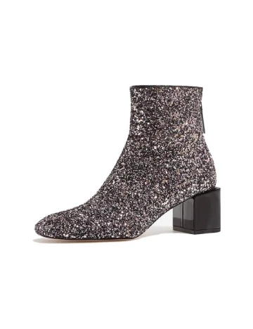Botine Stradivarius, negru Negru