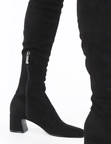 Cizme Stradivarius, negru Negru