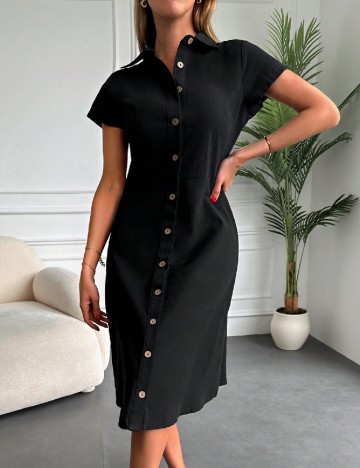 
						Rochie medie Samdan, negru