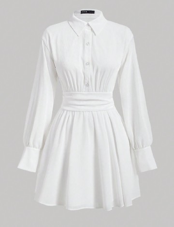 
						Rochie scurta SHEIN, alb
