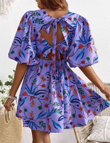 Rochie scurta SHEIN Maternity, mov Mov
