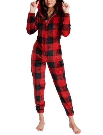 
						Pijama Loungeable, rosu