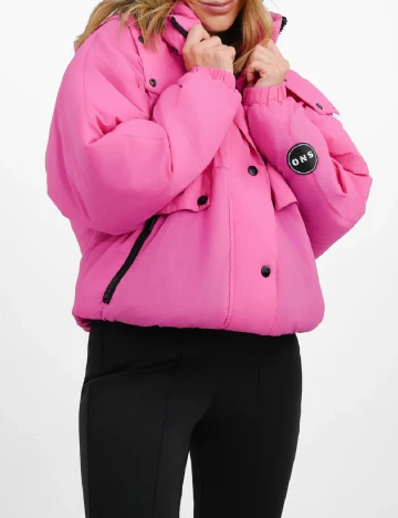 Geaca Top Shop, roz Roz