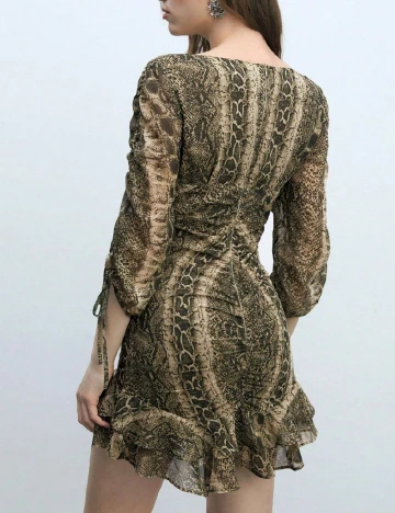Rochie scurta SHEIN, verde