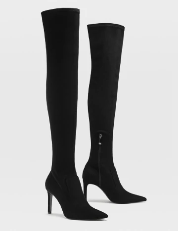 Cizme Stradivarius, negru Negru