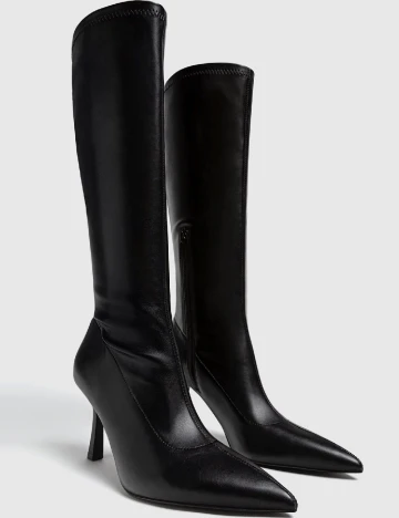 Cizme Stradivarius, negru Negru