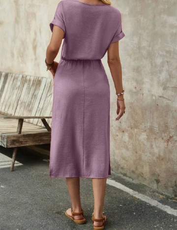 Rochie medie Emery Rose, mov Mov