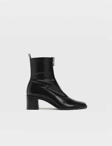 Botine Stradivarius, negru Negru