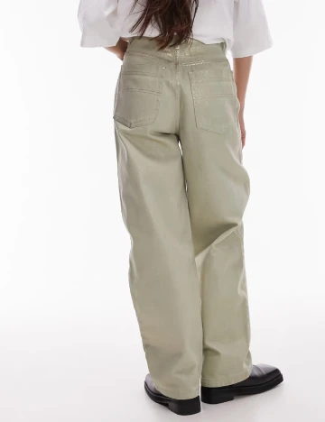 Blugi Top Shop, verde Verde