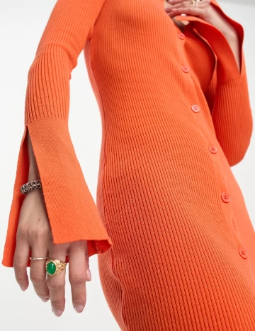 Rochie scurta Heartbreak, portocaliu Portocaliu