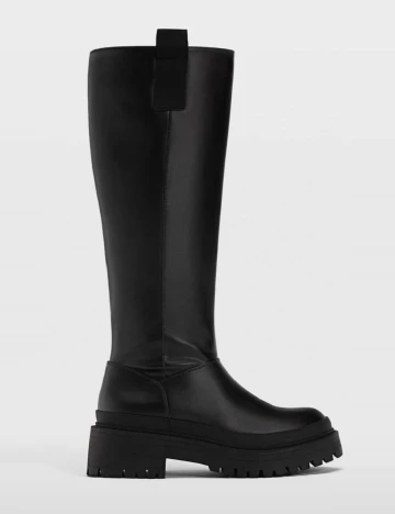 Cizme Stradivarius, negru Negru