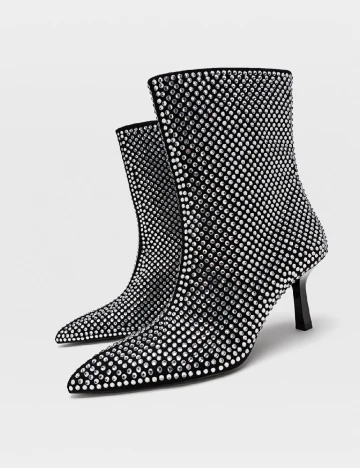 Botine Stradivarius, negru