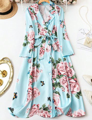 
						Rochie medie SHEIN CURVE, floral print