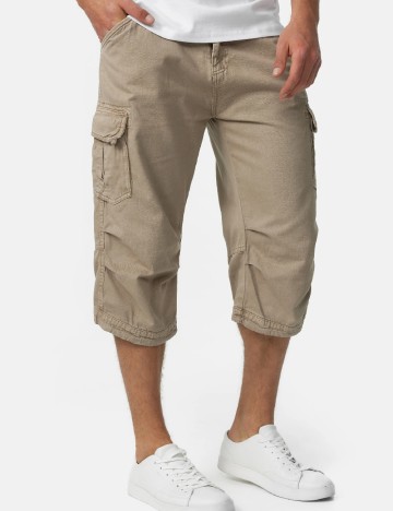 
						Pantaloni scurti INDICODE, crem