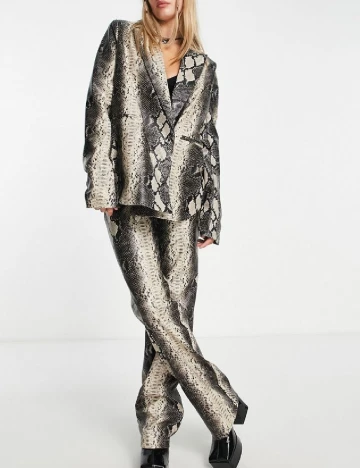 Sacou KYO, imprimeu sarpe Animal print
