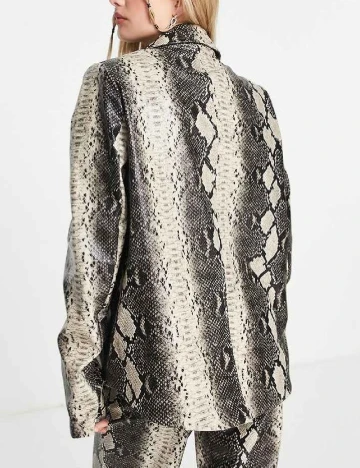 Sacou KYO, imprimeu sarpe Animal print