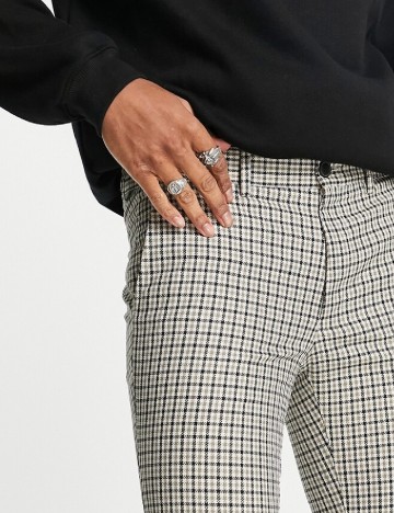 Pantaloni Topman, bej