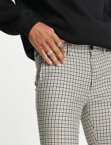 Pantaloni Topman, bej Crem