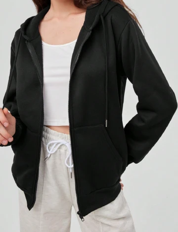Hanorac SHEIN, negru Negru