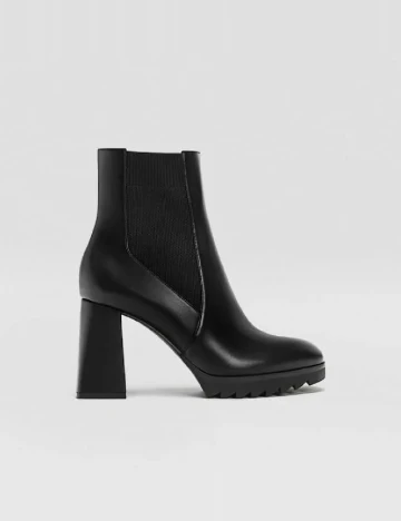 Botine Stradivarius, negru