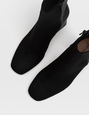 Botine Stradivarius, negru