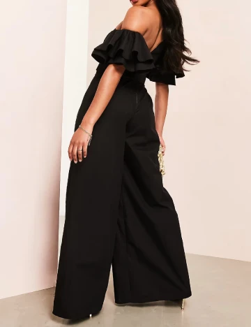 Salopeta ASOS, negru Negru