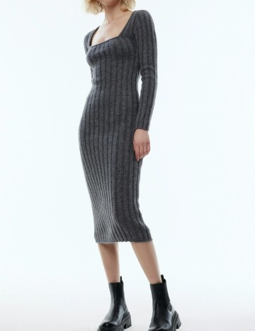 Rochie medie Edited, gri