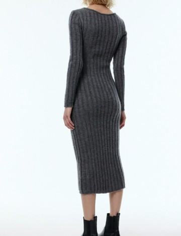 Rochie medie Edited, gri