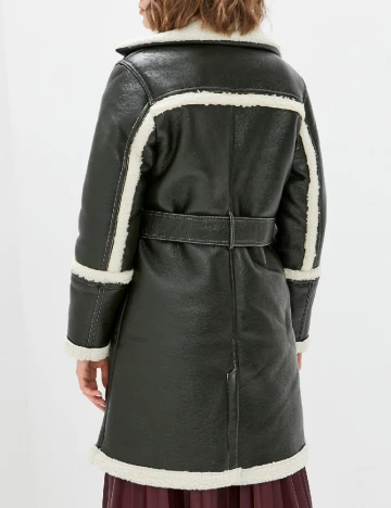 Palton Top Shop, verde inchis Verde