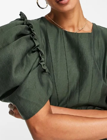 Rochie lunga ASOS, verde Verde